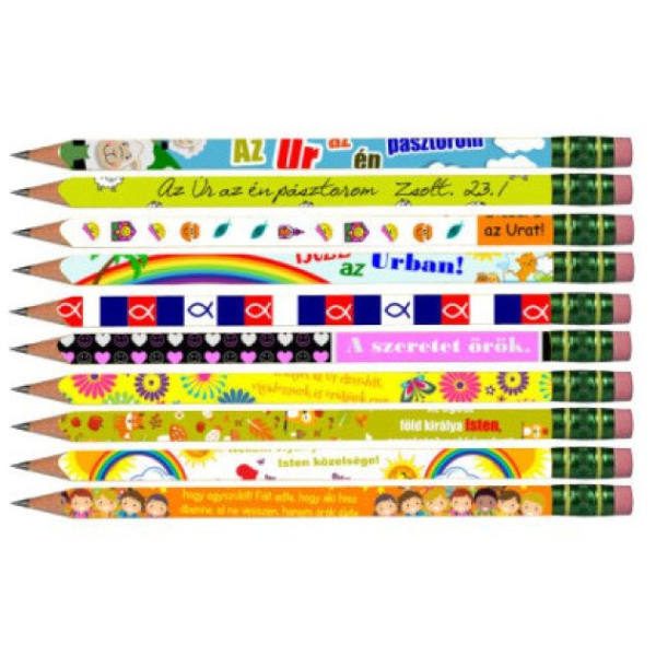 Igés, grafit ceruzák, színes borítással (vegyes mintával) - Image 2