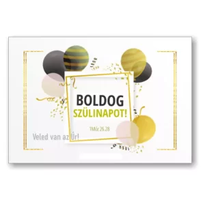 Boldog szülinapot!, igés kártya