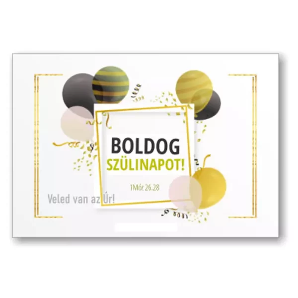 Boldog szülinapot!, igés kártya
