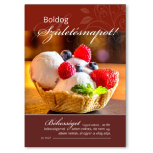 Boldog Születésnapot!, igés képeslap