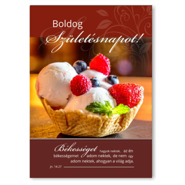 Boldog Születésnapot!, igés képeslap