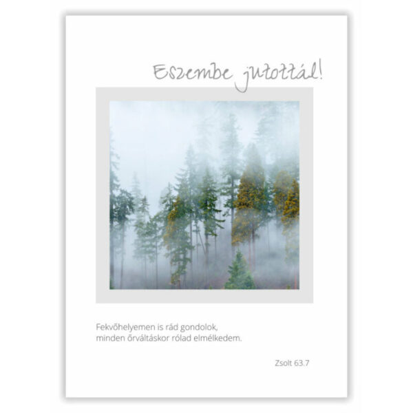 Eszembe jutottál!, igés, borítékos képeslap