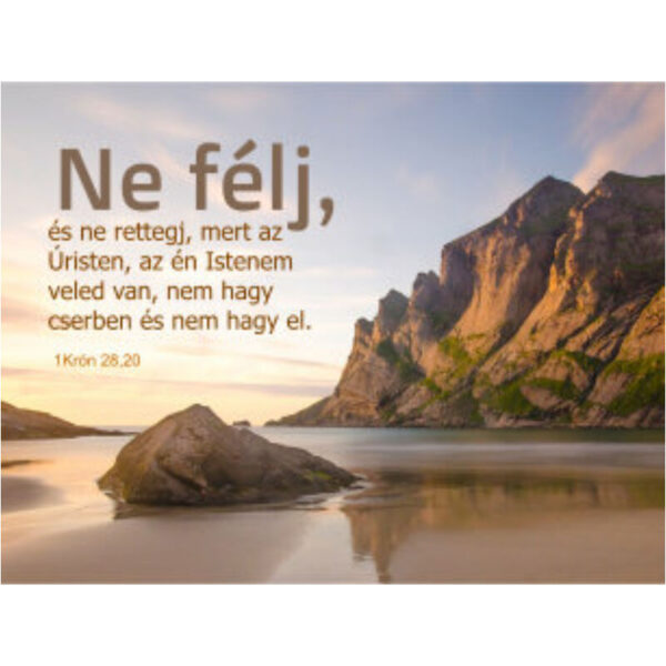 Ne félj, igés, műanyag hűtőmágnes