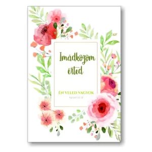 Imádkozom érted, igés kártya