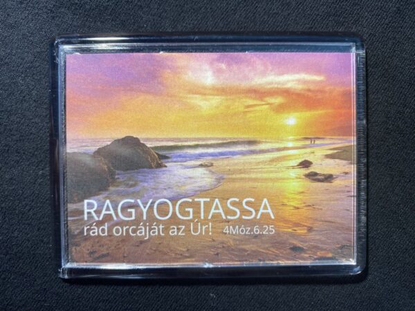 Ragyogtassa rád orcáját az Úr!, igés, műanyag hűtőmágnes