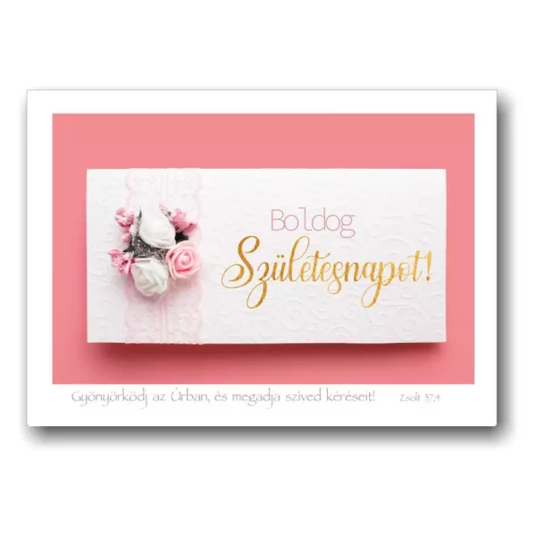 Boldog Születésnapot!, igés képeslap