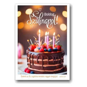Boldog Szülinapot!, igés képeslap