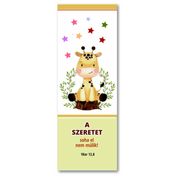 A szeretet soha el nem múlik!, igés könyvjelző