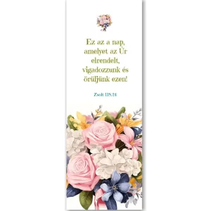 Ez az a nap amelyet az Úr elrendelt, igés könyvjelző