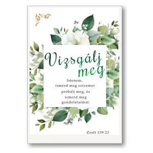 Vizsgálj meg Istenem, igés kártya