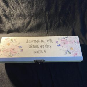 Áldjon meg téged az Úr, és őrizzen meg téged, igés tolltartó