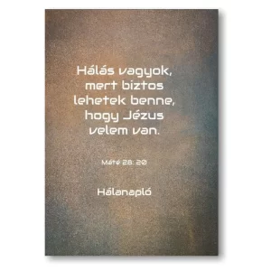 Horváthné Dunaveczki Leona: Hálanapló (rozsdabarna)