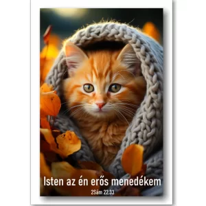 Isten az én erős menedékem, igés kártya