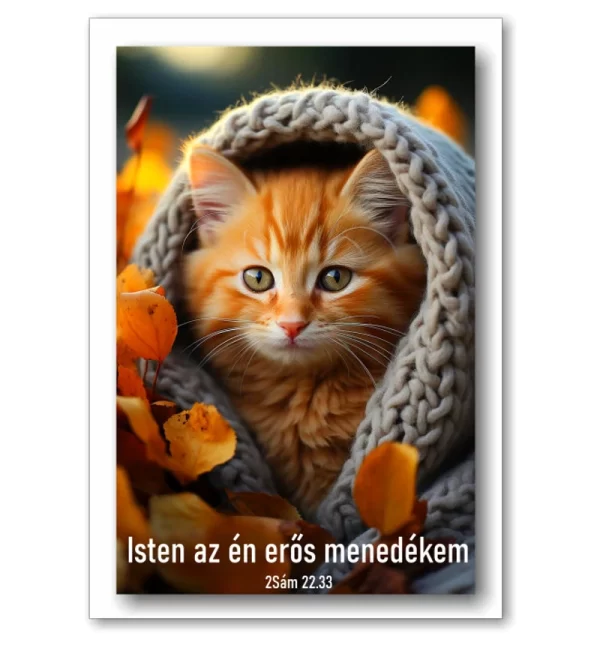 Isten az én erős menedékem, igés kártya