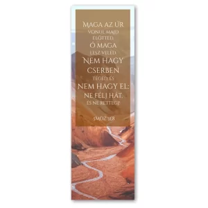 Maga az Úr vonul majd előtted, igés könyvjelző