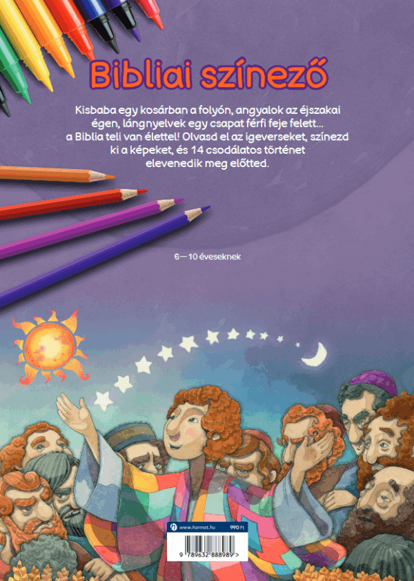 Bibliai színező 1., kifestő