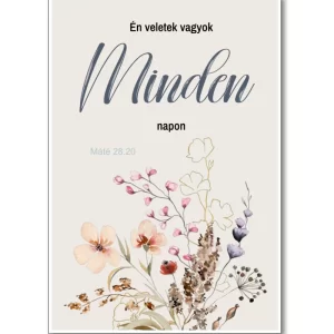 Én veletek vagyok Minden napon, igés kártya