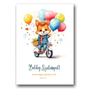Boldog Szülinapot!, igés képeslap