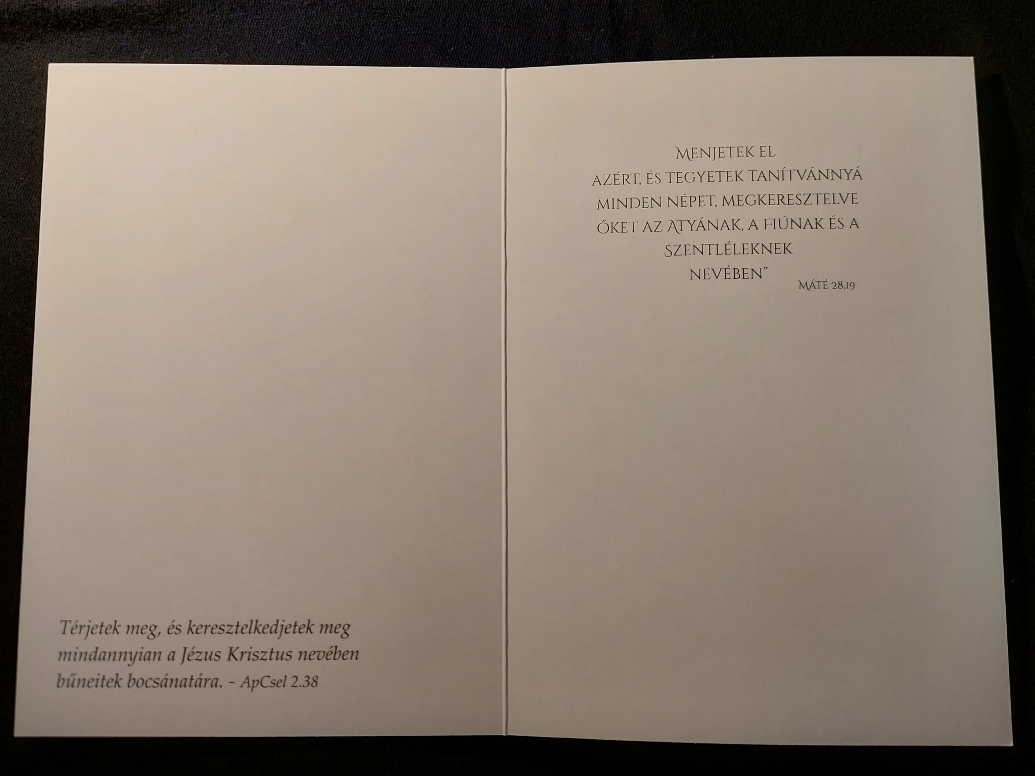 Gratulálunk bemerítkezésed alkalmából, igés, borítékos képeslap