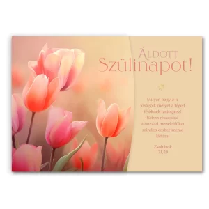 Áldott Szülinapot!, igés képeslap