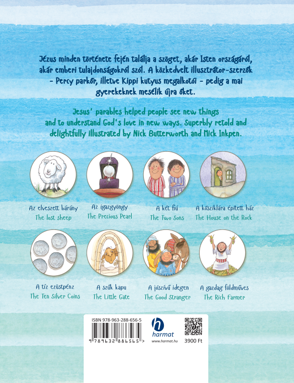 Nick Butterworth & Mick Inkpen: Kedvenc példázataim a Bibliából ~ Jézus történetei - MAGYAR-ANGOL kétnyelvű kiadás, könyv
