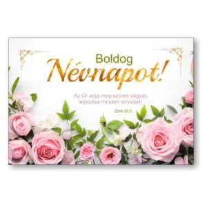 Boldog Névnapot!, igés kártya
