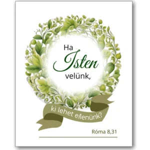 Ha Isten velünk, ki lehet ellenünk?, igés, műanyag kulcstartó