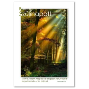 Boldog Szülinapot!, igés képeslap