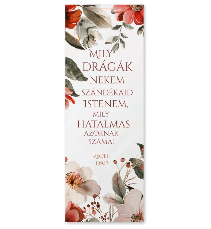 Mily drágák nekem szándékaid, Istenem, igés könyvjelző