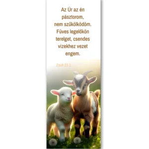 Az Úr az én pásztorom, nem szűkölködöm, igés könyvjelző