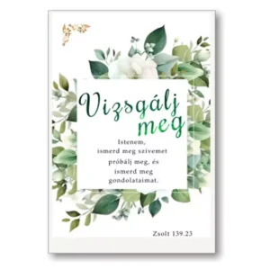 Vizsgálj meg Istenem, igés kártya