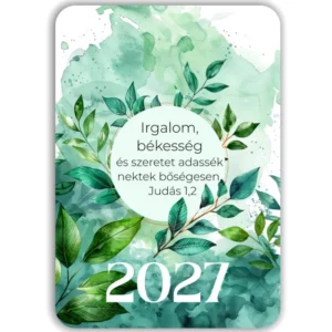 Igés kártyanaptár 2027